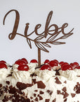 Cake Topper Liebe - Suzu Papers