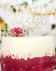 Cake Topper Liebe - Suzu Papers