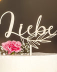 Cake Topper Liebe - Suzu Papers