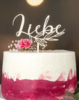 Cake Topper Liebe - Suzu Papers