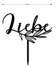 Cake Topper LIEBE - Suzu Papers