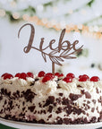 Cake Topper LIEBE - Suzu Papers
