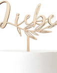 Cake Topper Liebe - Suzu Papers