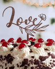 Cake Topper LOVE - Suzu Papers