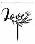 Cake Topper LOVE - Suzu Papers