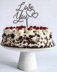 Cake Topper Love you - Suzu Papers