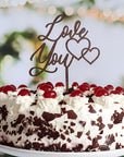 Cake Topper Love you - Suzu Papers