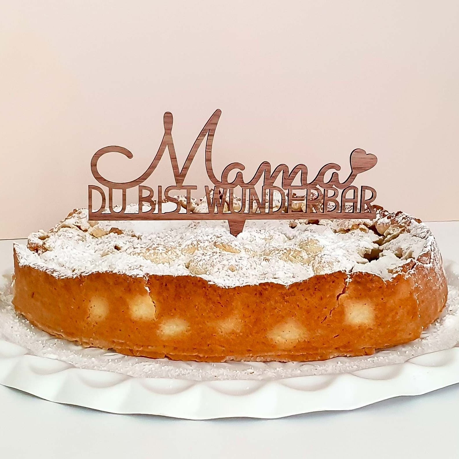 Cake Topper Mama du bist wunderbar - Suzu Papers
