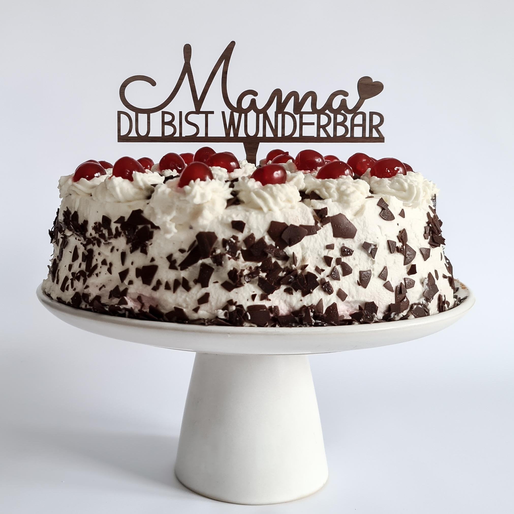 Cake Topper Mama du bist wunderbar - Suzu Papers