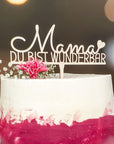 Cake Topper Mama du bist wunderbar - Suzu Papers