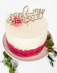 Torten Topper Hochzeit Mr & Mrs personalisiert - Suzu Papers