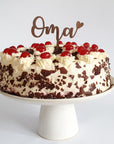 Cake Topper Oma - Geschenk für Oma zum Geburtstag - Suzu Papers