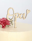 Cake Topper Opa - Geschenk für Opa zum Geburtstag - Suzu Papers