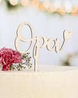 Cake Topper Opa - Geschenk für Opa zum Geburtstag - Suzu Papers