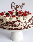 Cake Topper Opa - Geschenk für Opa zum Geburtstag - Suzu Papers