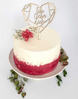 Cake Topper Geschenk ich liebe dich - Suzu Papers