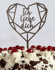 Cake Topper Geschenk ich liebe dich - Suzu Papers