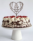 Cake Topper Geschenk ich liebe dich - Suzu Papers