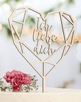 Cake Topper Geschenk ich liebe dich - Suzu Papers