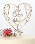 Cake Topper Geschenk ich liebe dich - Suzu Papers