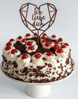 Cake Topper Geschenk ich liebe dich - Suzu Papers