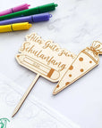Tortenaufleger Schulanfang - Tortendeko zum Schulanfang - Suzu Papers