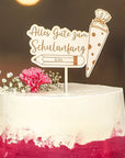 Tortenaufleger Schulanfang - Tortendeko zum Schulanfang - Suzu Papers