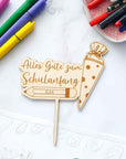 Tortenaufleger Schulanfang - Tortendeko zum Schulanfang - Suzu Papers