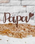 Tortenaufleger Vatertag - Kuchendeko Vatertag Papa ♥ - Suzu Papers