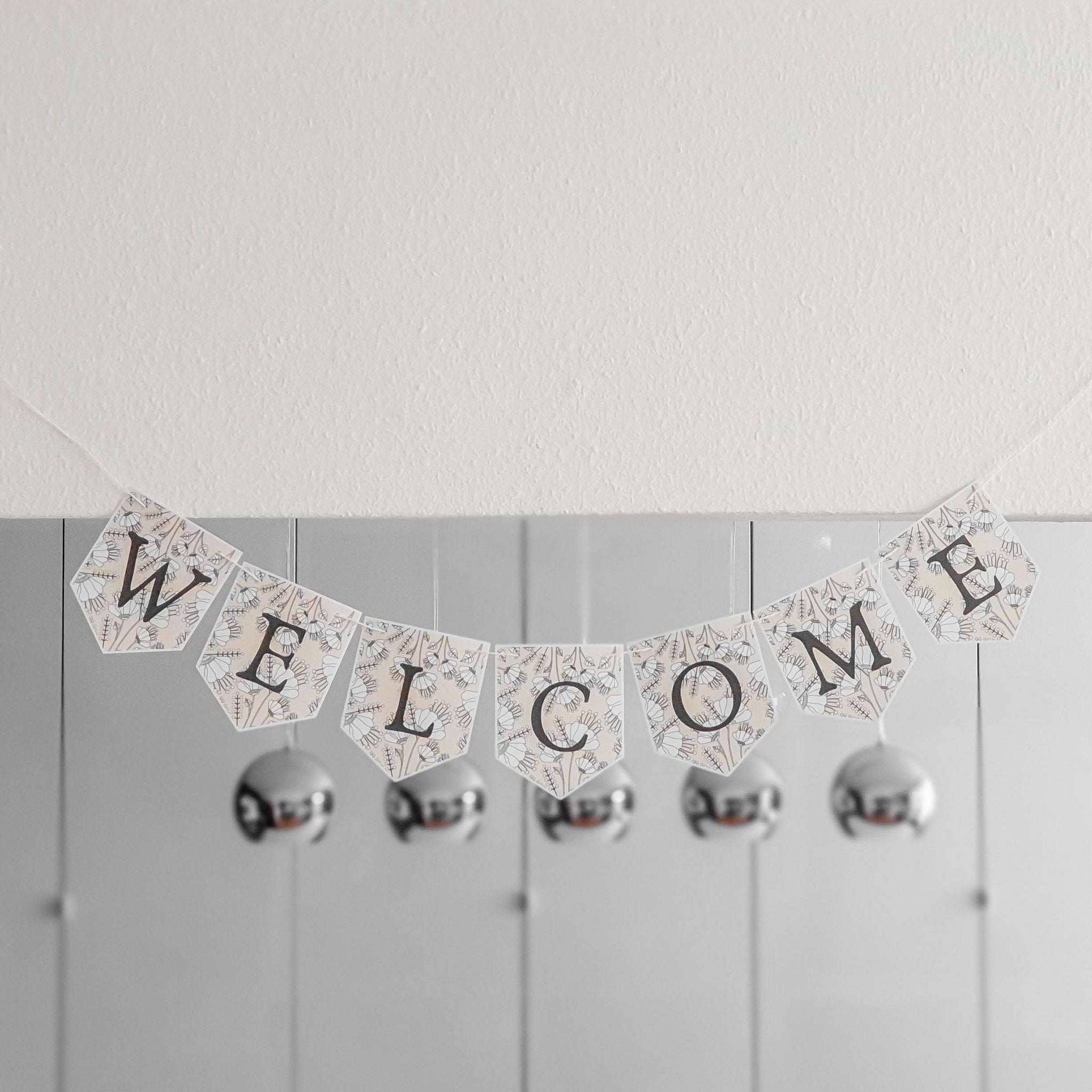 DIY Wimpelkette Clipart - Banner zum Selbstausdrucken - Suzu Papers