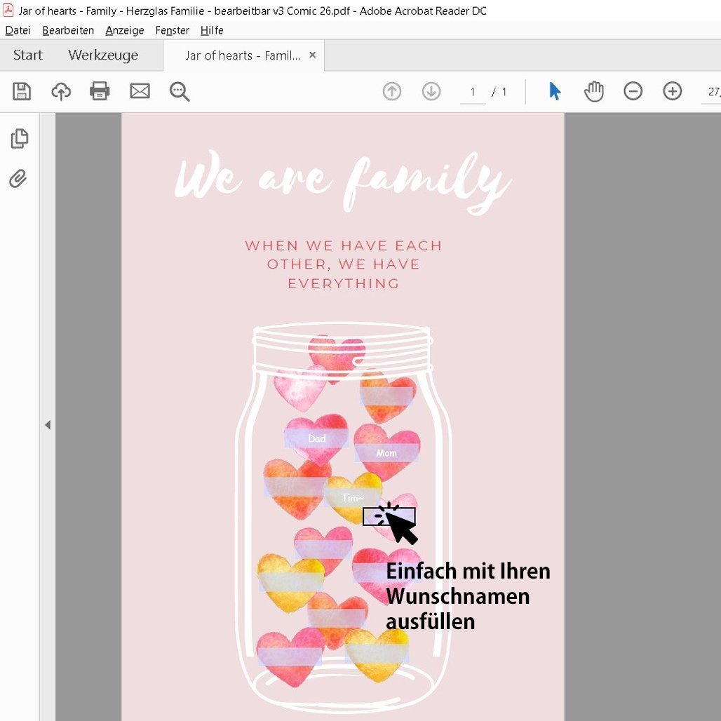 DIY Familienposter Family - Suzu Papers