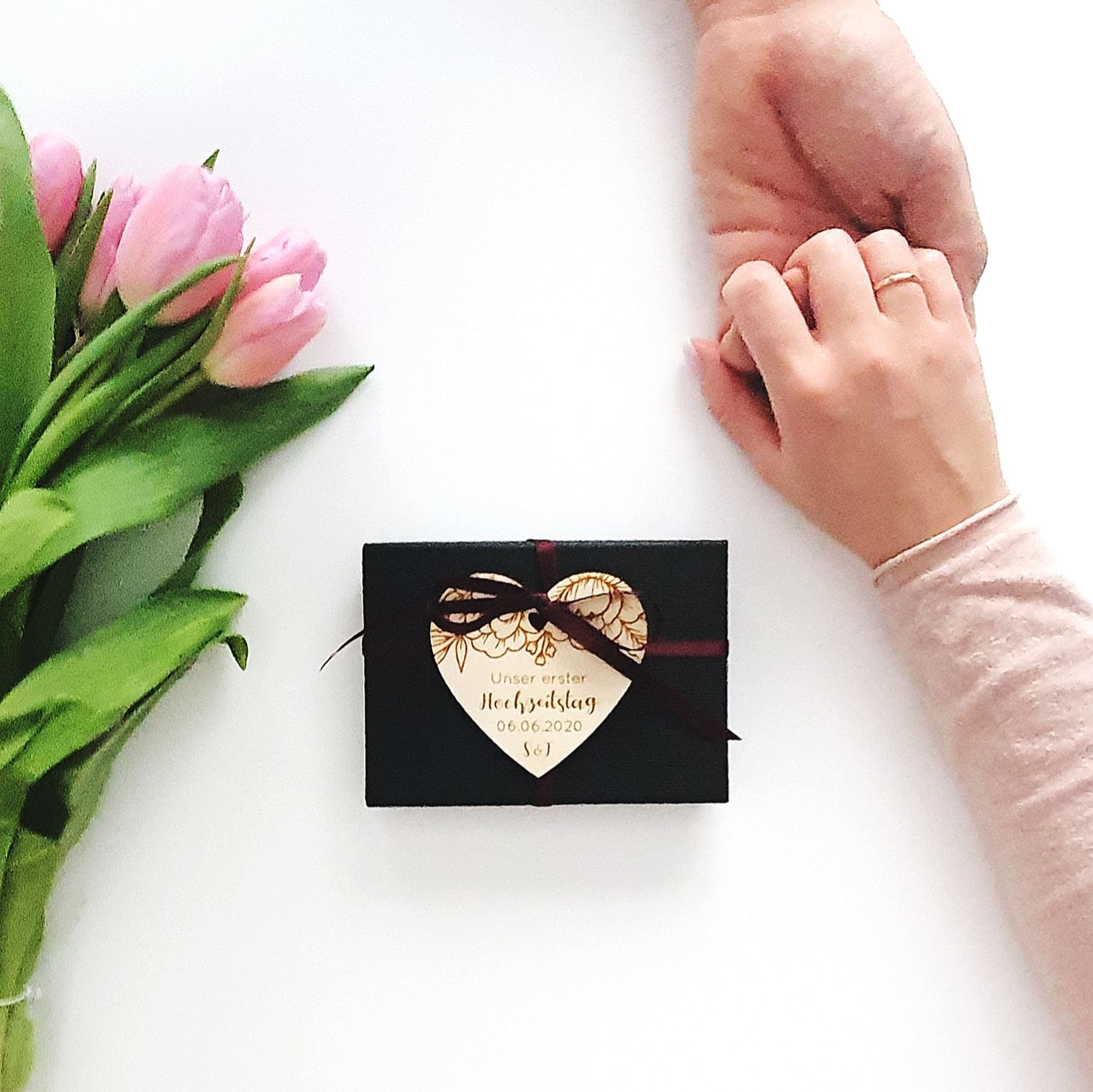 DIY Fotoalbum Geschenkbox Hochzeitstag - Personalisierte Geschenke zum Hochzeitstag - Suzu Papers