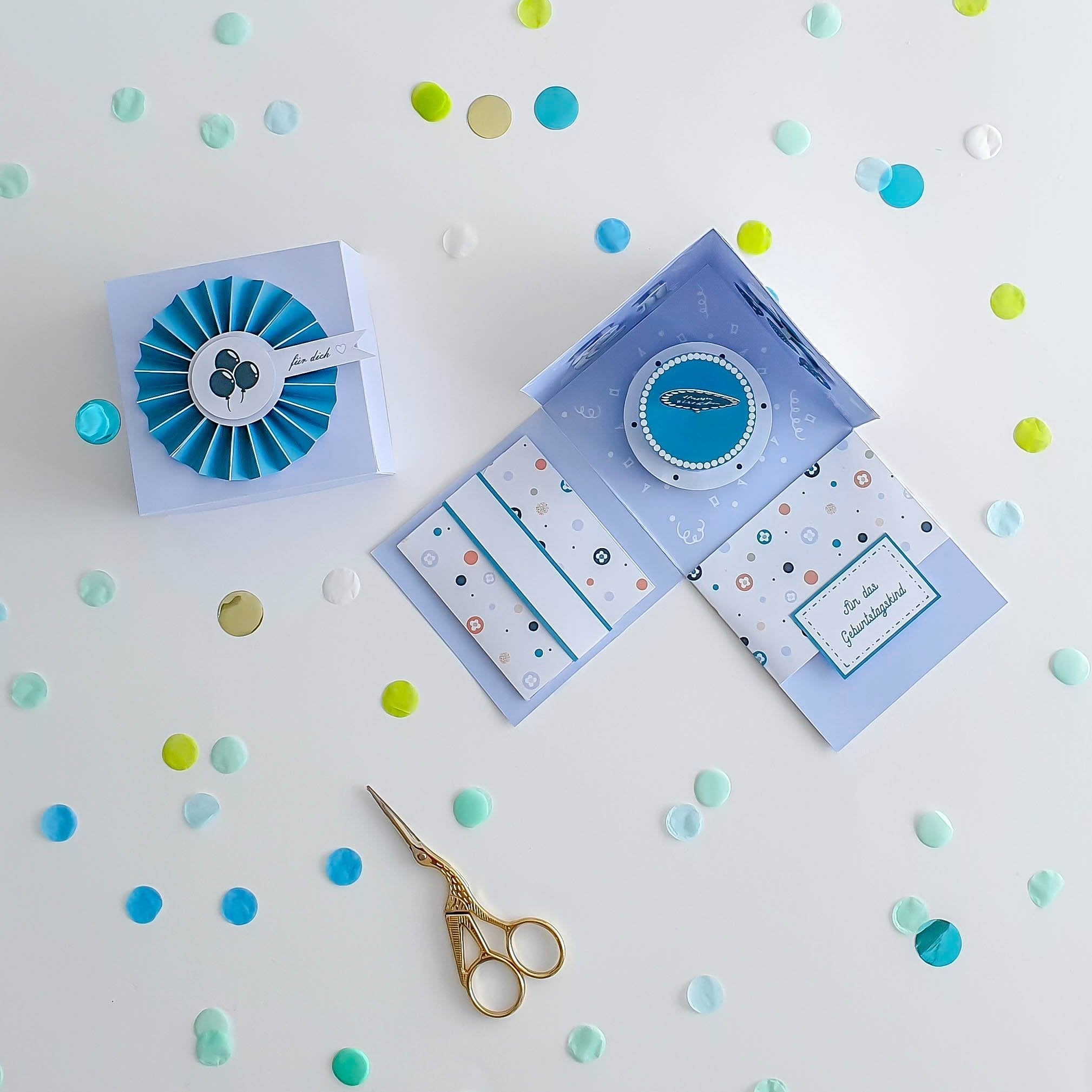 DIY Explosionsbox Geburtstag - Suzu Papers
