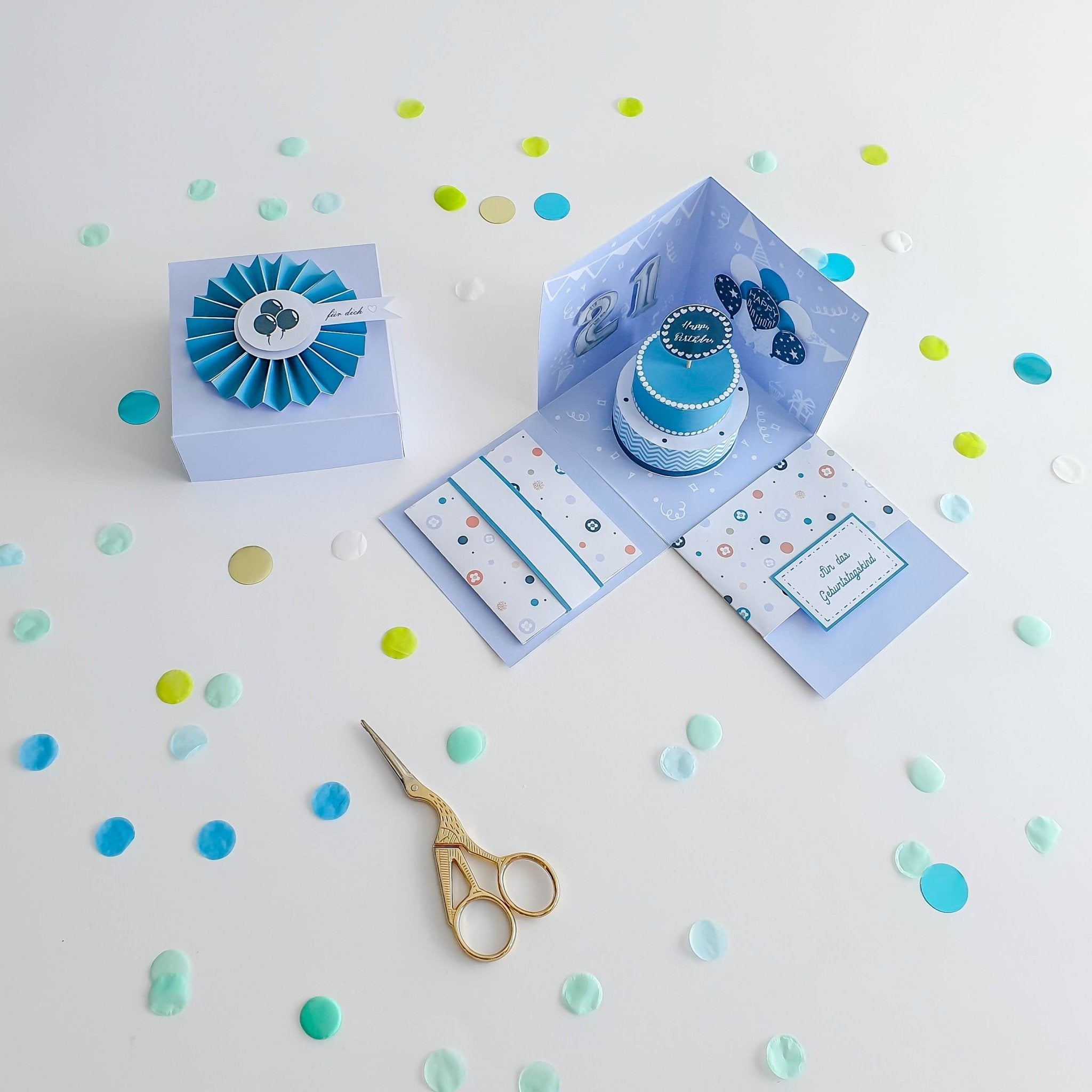 DIY Explosionsbox Geburtstag - Suzu Papers