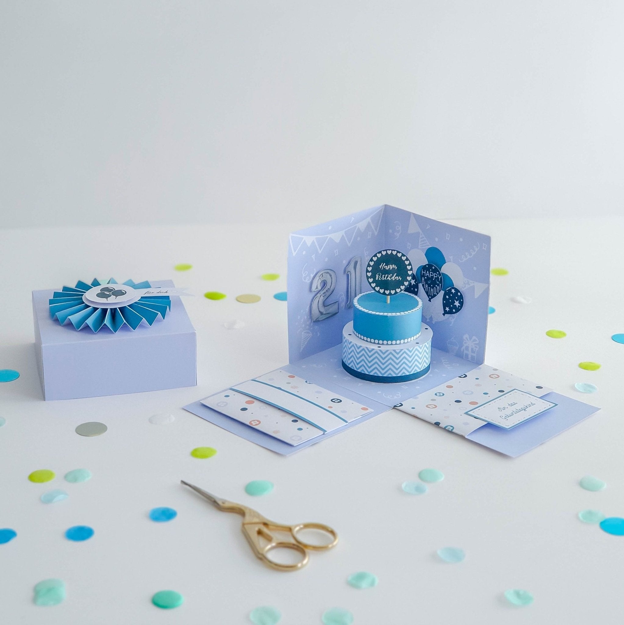 DIY Explosionsbox Geburtstag - Suzu Papers