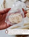 Entscheidungsmünze Mama Papa - Lustiges Geschenk zur Geburt für die Eltern - Suzu Papers