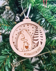 Familien Weihnachtskugel mit Gravur - Außergewöhnliche Weihnachtskugeln - Suzu Papers