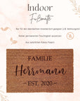 Fußmatte Familie - Suzu Papers