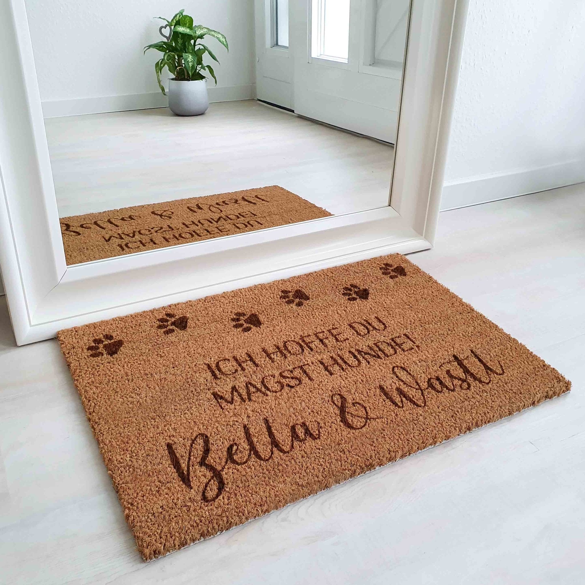 Fußmatte Hund personalisiert - Suzu Papers