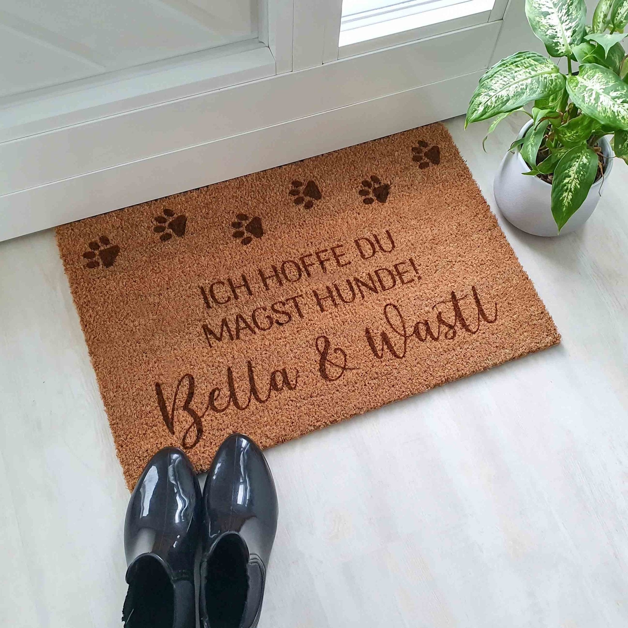 Fußmatte Hund personalisiert - Suzu Papers