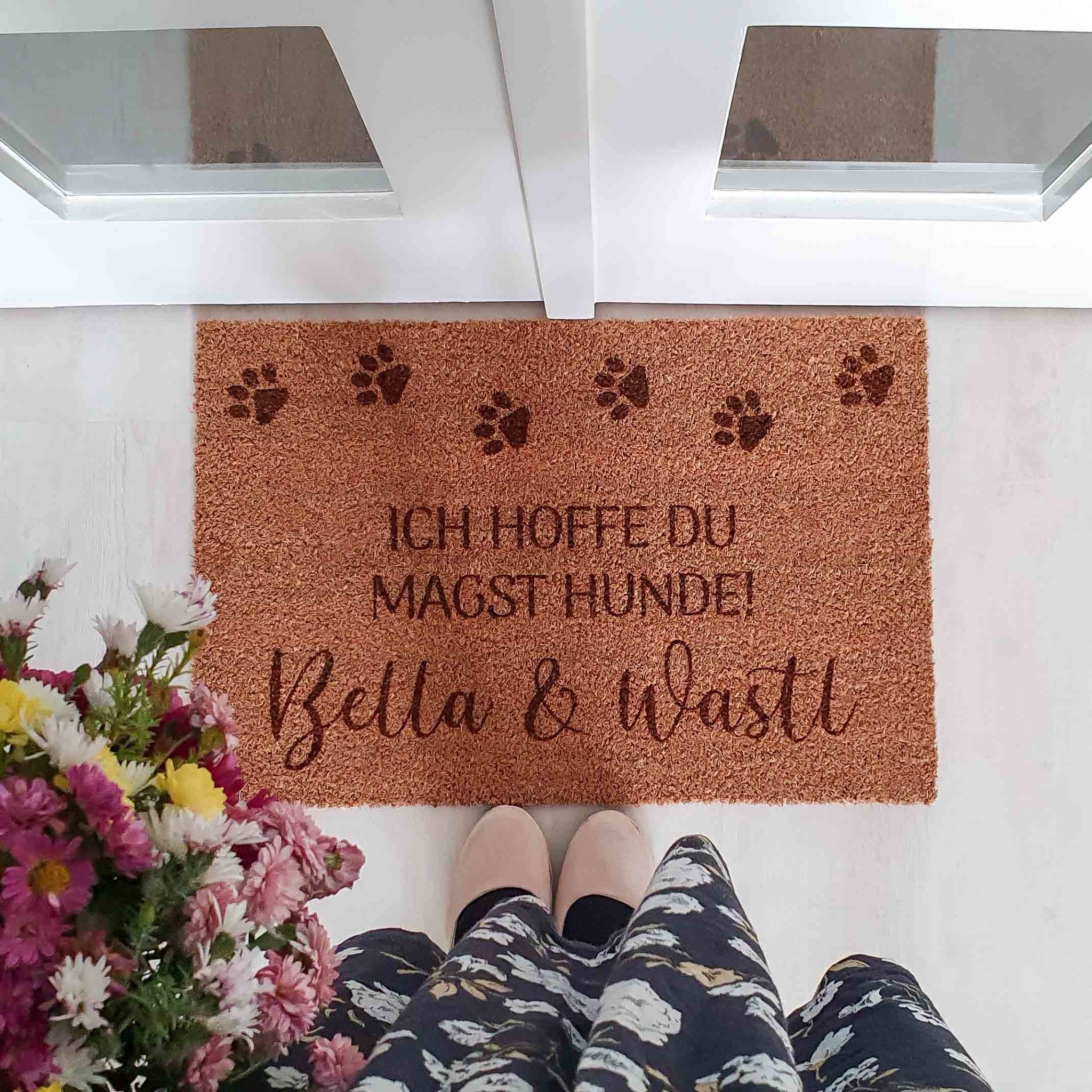 Fußmatte Hund personalisiert - Suzu Papers