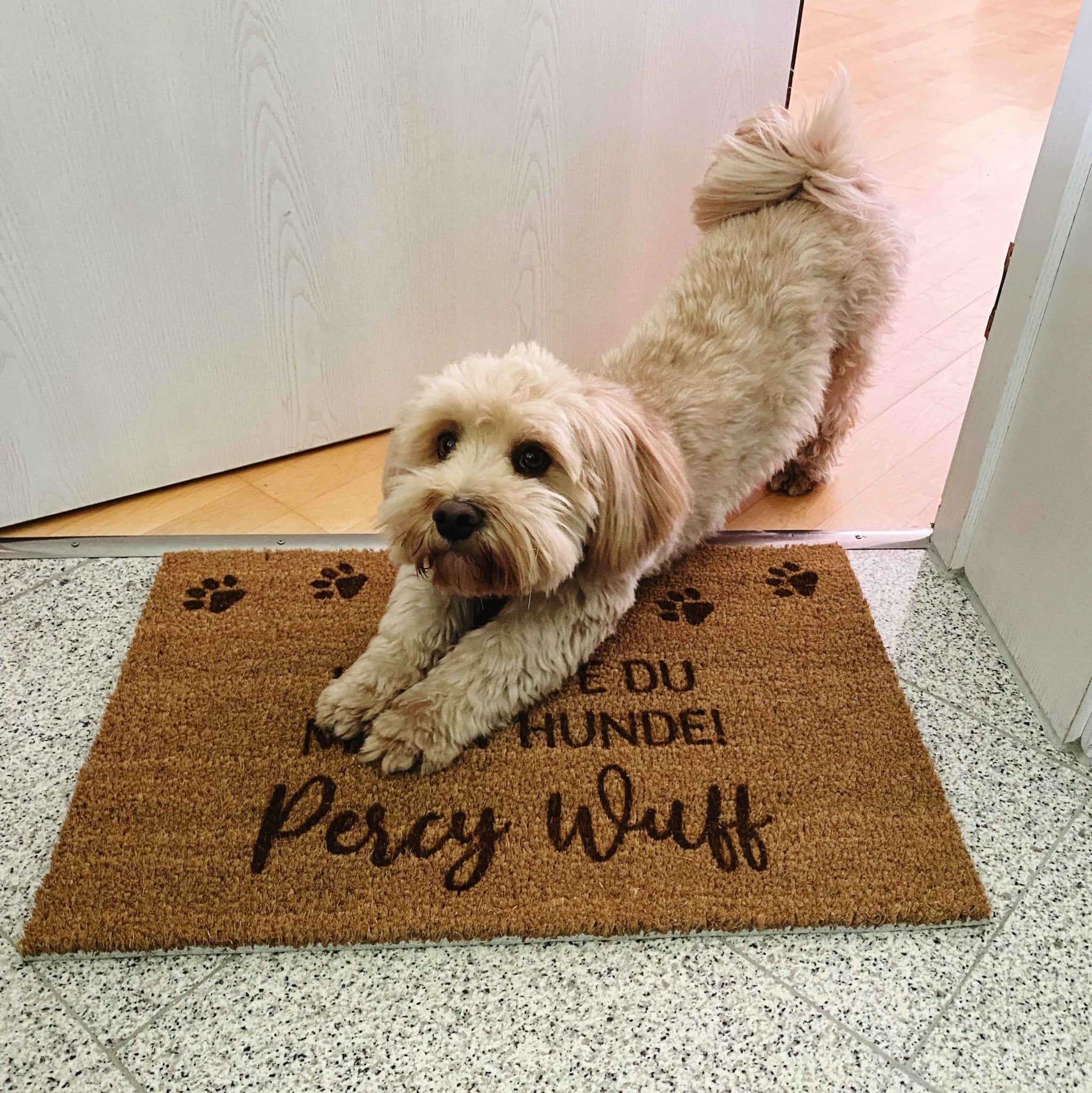 Fußmatte Hund personalisiert - Suzu Papers