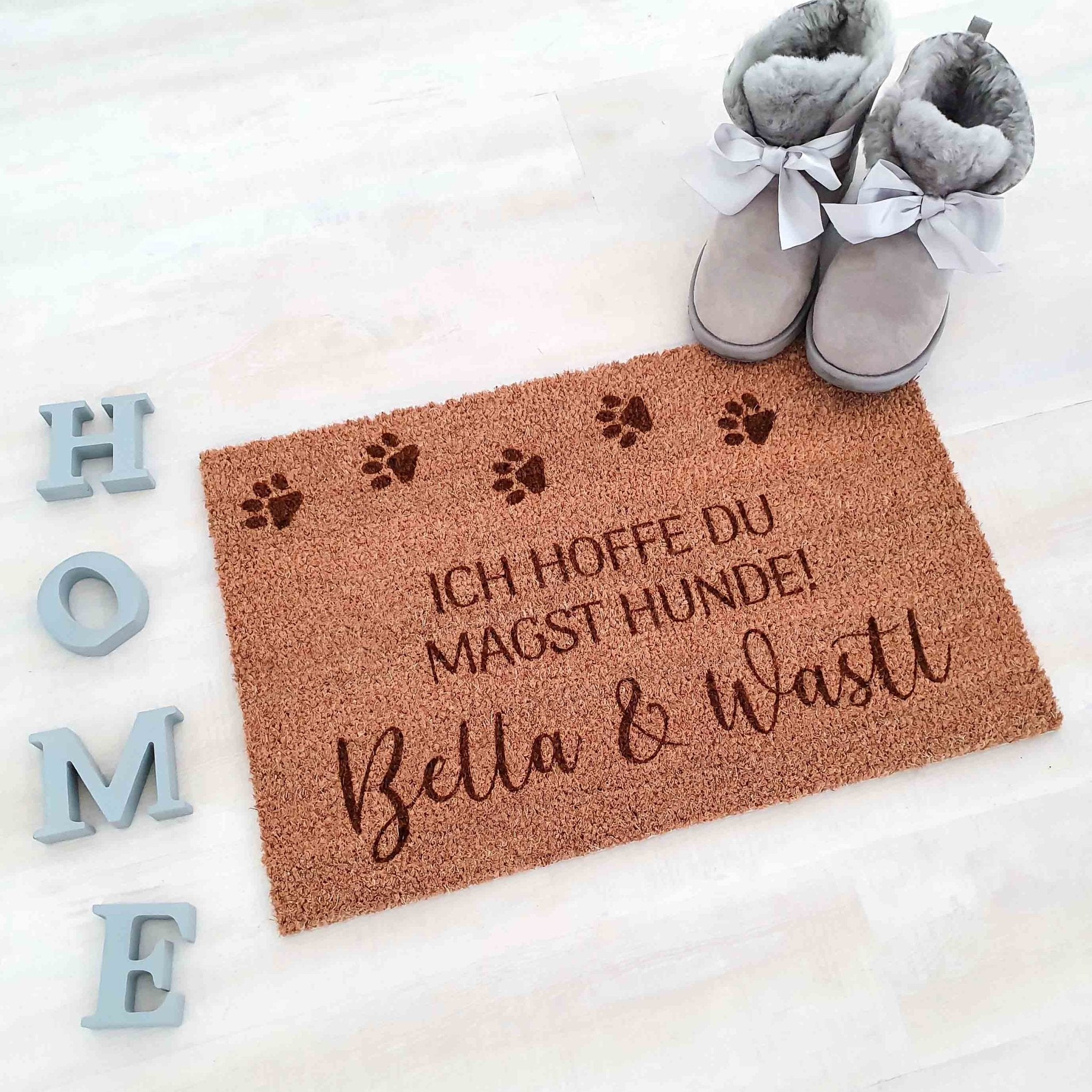 Fußmatte Hund personalisiert - Suzu Papers