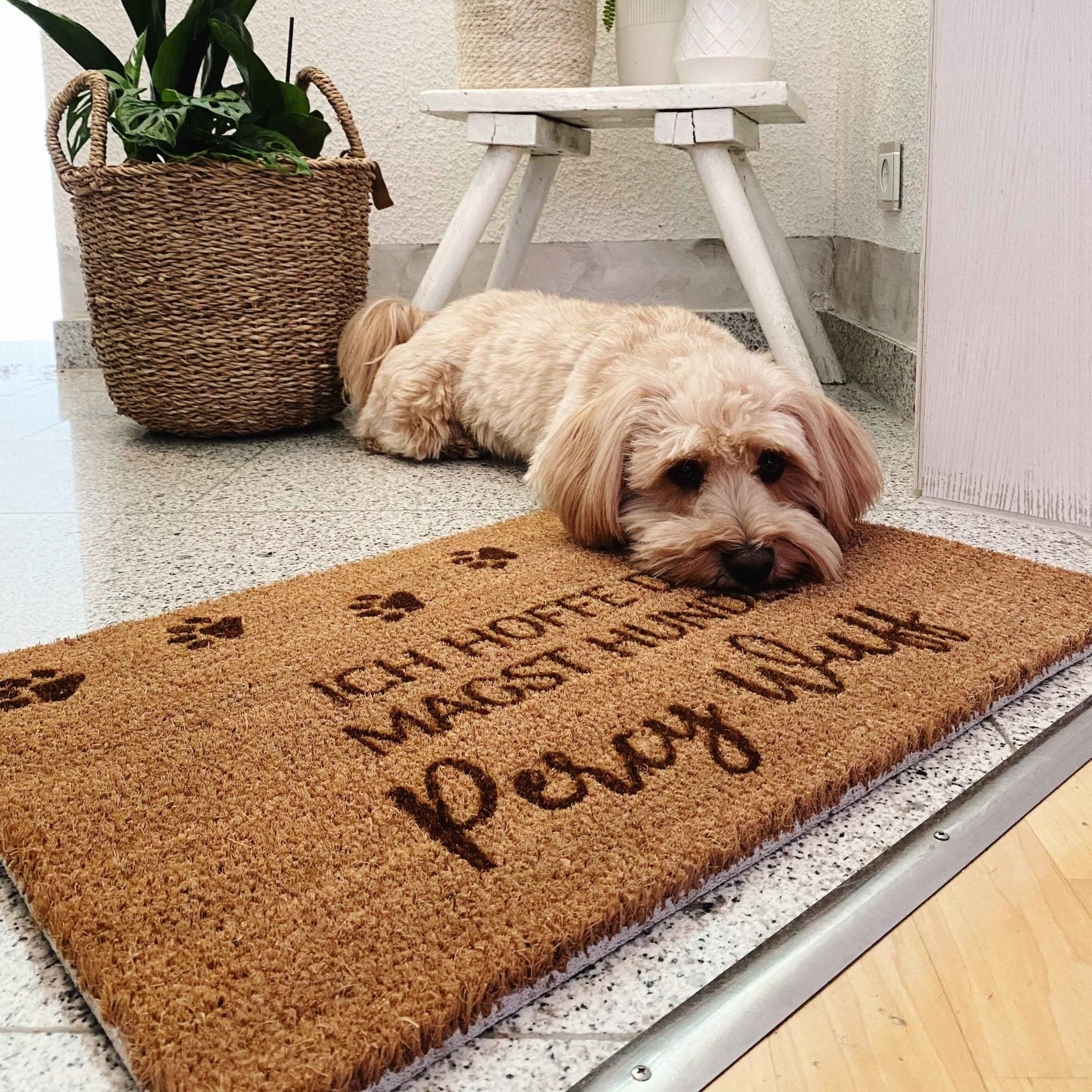 Fußmatte Hund personalisiert - Suzu Papers