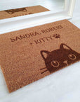 Personalisierte Fußmatte Katze - Suzu Papers