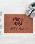 Fußmatte Hochzeit Mr&Mrs - Suzu Papers