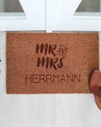 Fußmatte Hochzeit Mr&Mrs - Suzu Papers
