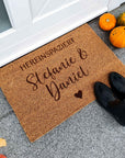 Fußmatte mit Namen für Paare - Suzu Papers