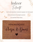 Fußmatte mit Namen für Paare - Suzu Papers