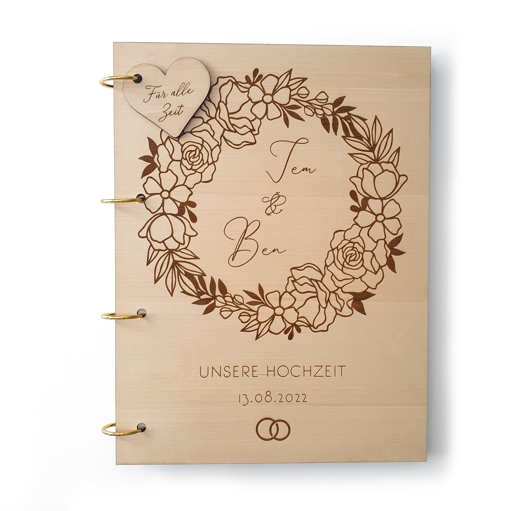 Gästebuch Hochzeit Holz - Suzu Papers